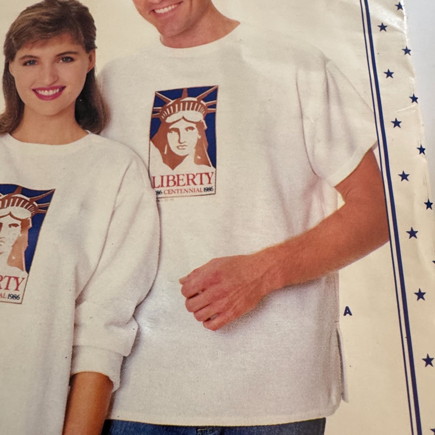 Butterick Sewing Pattern 499 Liberty Centennial 1986 Statue of Liberty T-Shirt