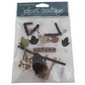 Jolees Boutique Stickers Fall Season Twigs Natural Scrapbook Embellishments Rustic Autumn Junk Journaling
