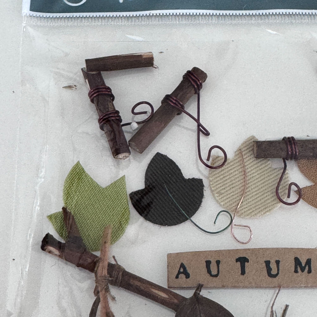 Jolees Boutique Stickers Fall Season Twigs Natural Scrapbook Embellishments Rustic Autumn Junk Journaling