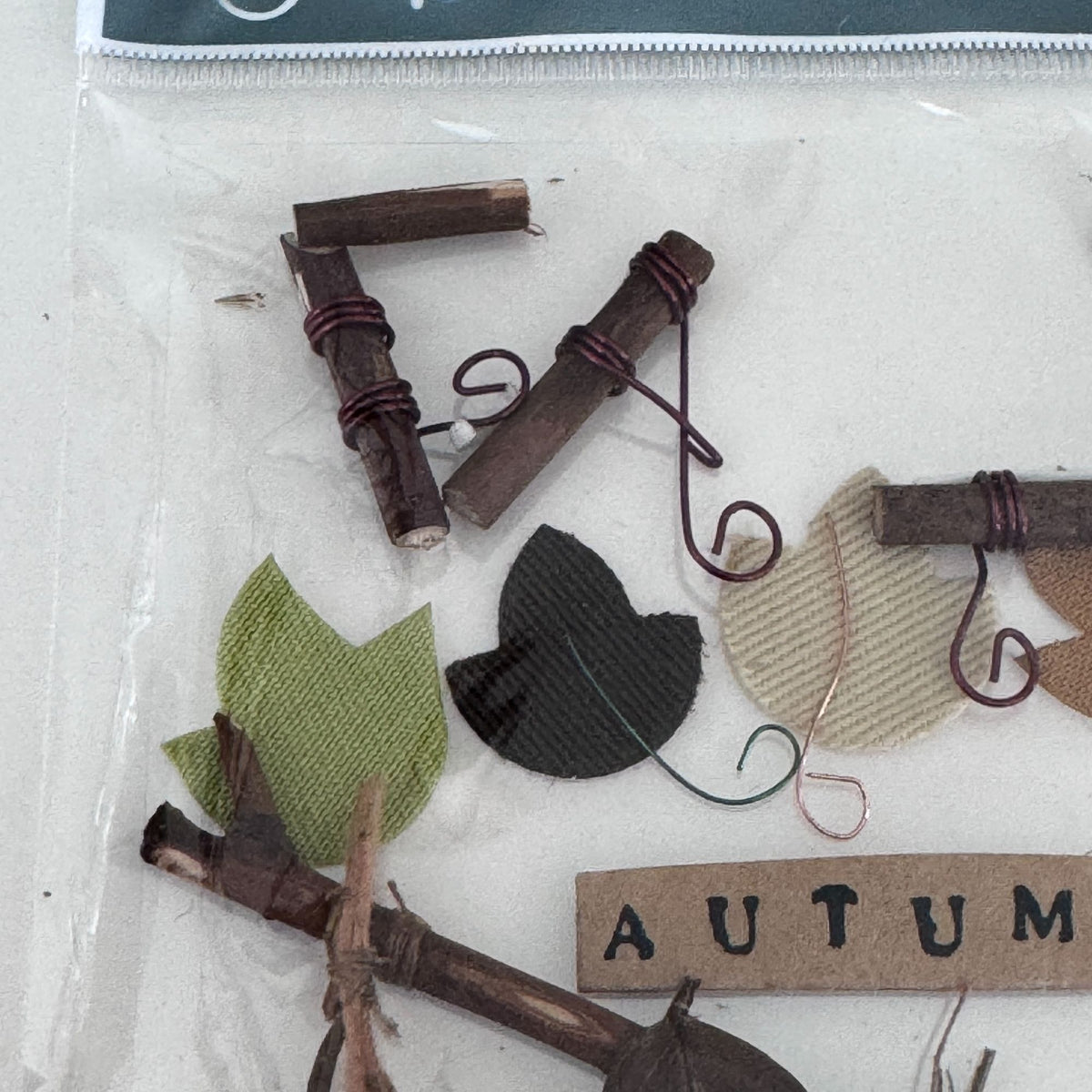 Jolees Boutique Stickers Fall Season Twigs Natural Scrapbook Embellishments Rustic Autumn Junk Journaling