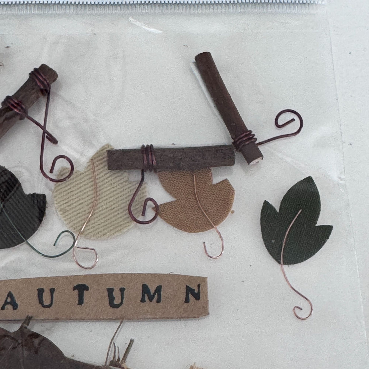 Jolees Boutique Stickers Fall Season Twigs Natural Scrapbook Embellishments Rustic Autumn Junk Journaling
