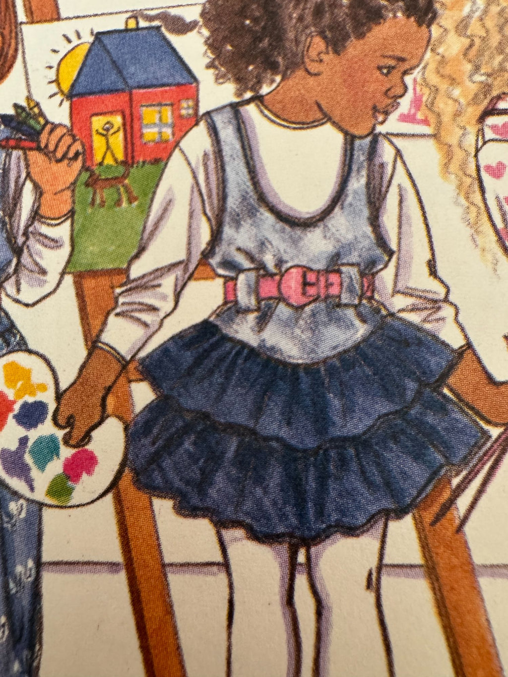Butterick Sewing Pattern 5075 Busybodies Jumper Jumpsuit Shirt Girls 2 3 4 1990