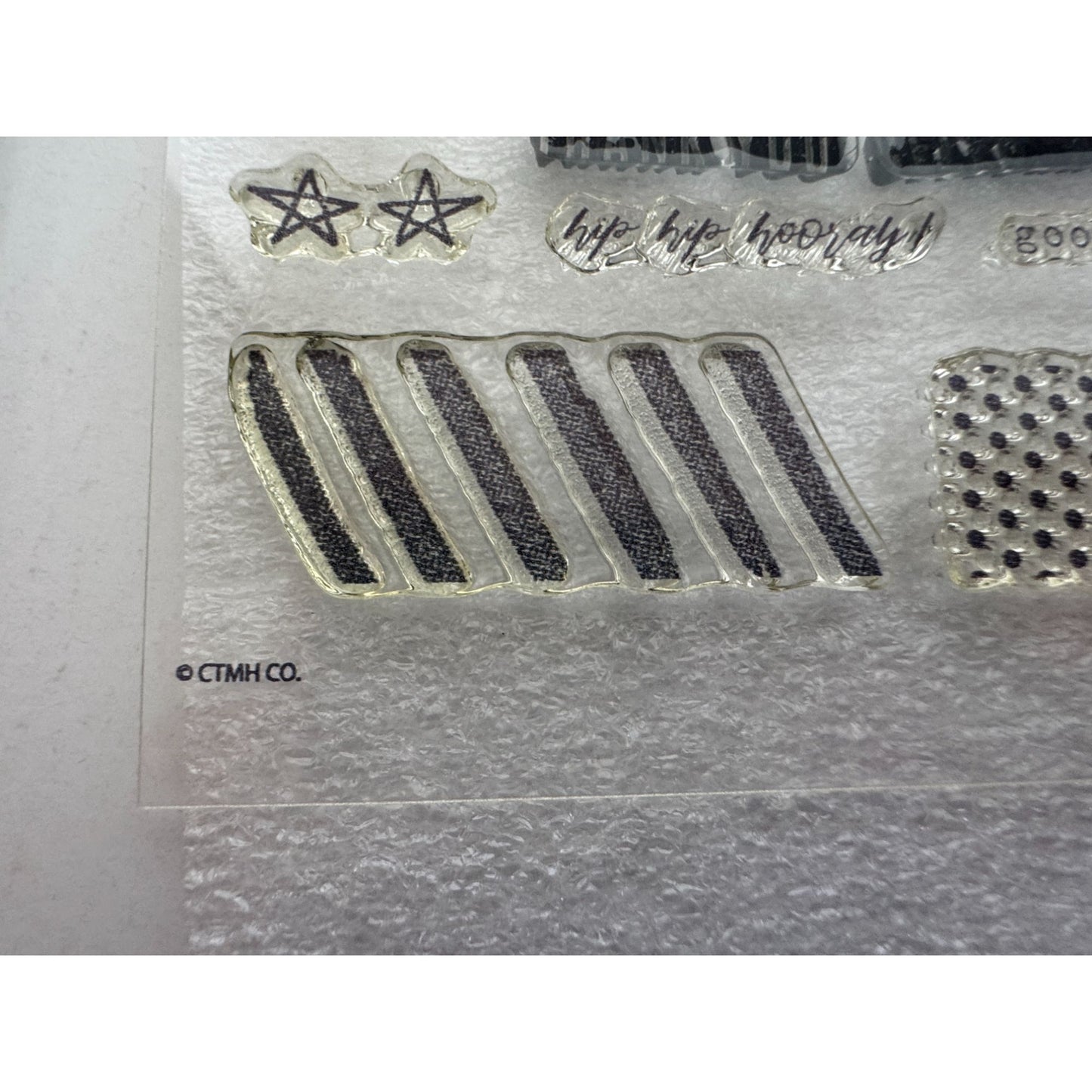 CTMH My Acrylix Acrylic Stamp Set Just a Little Something Gift Tag Card Making