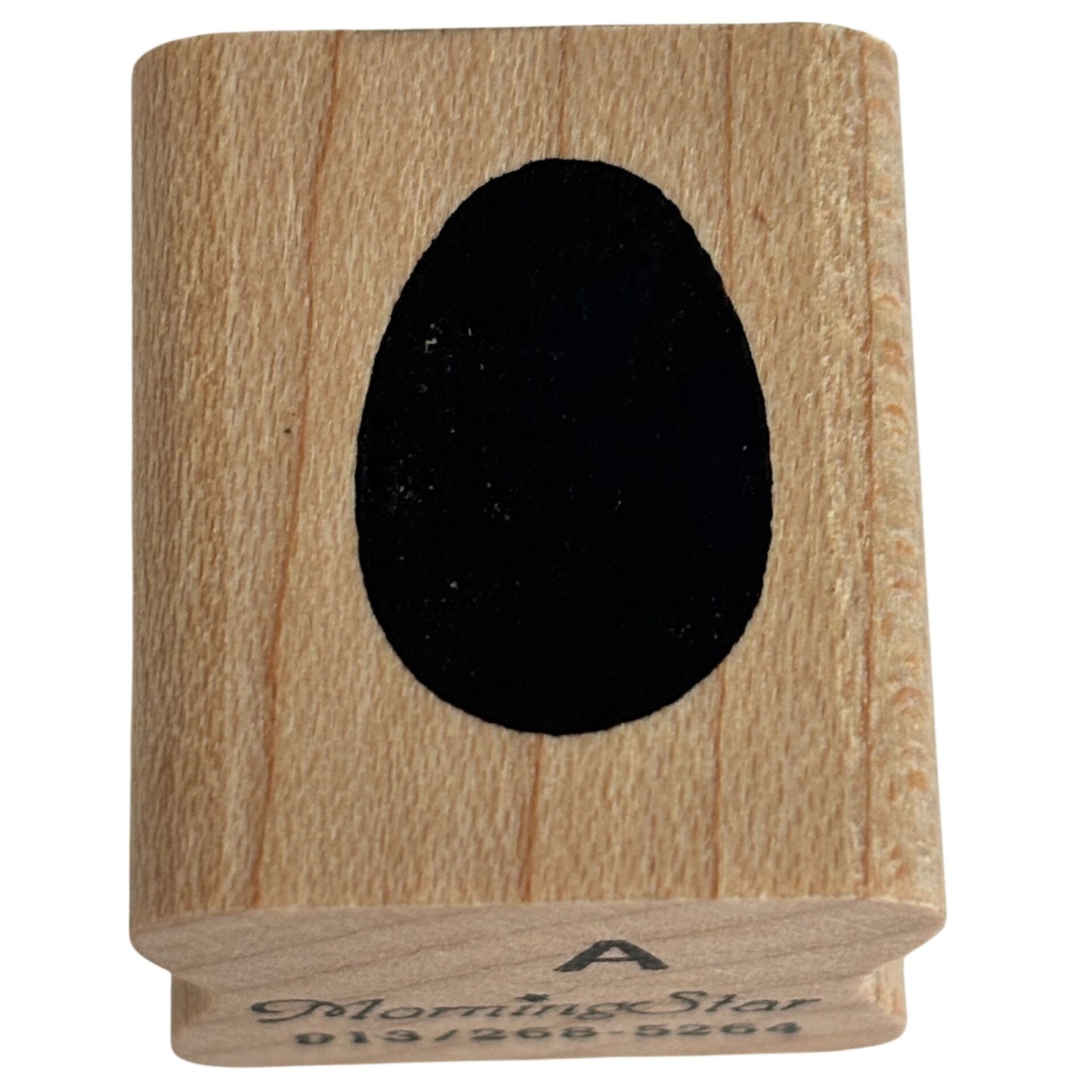 Morning Star Rubber Stamp Egg Farmhouse Homestead Jelly Bean Easter Cardmaking Craft Wood Mounted