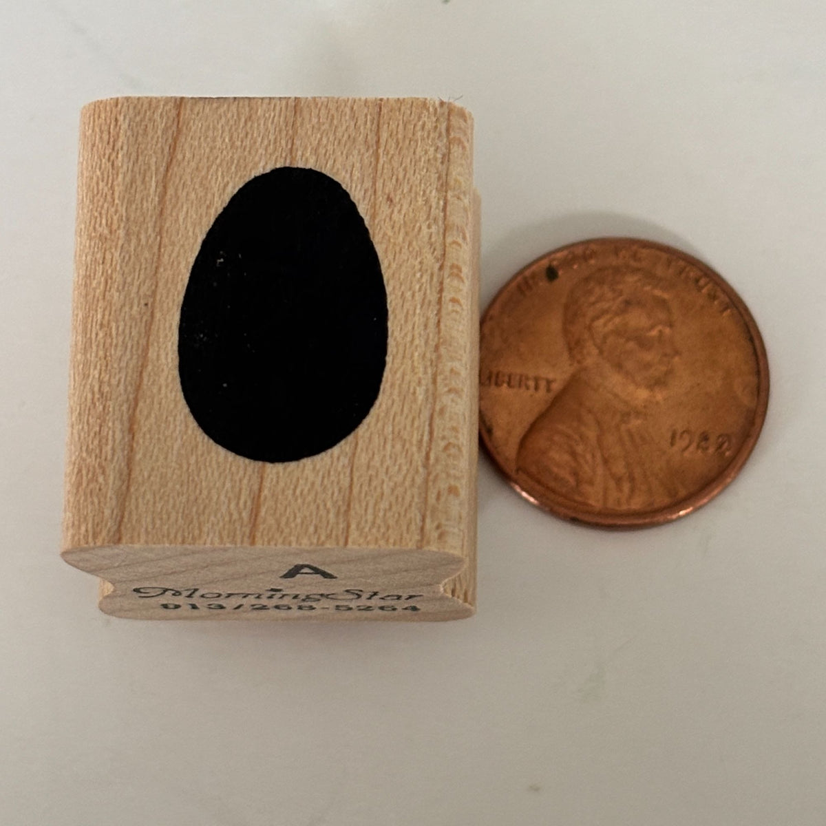 Morning Star Rubber Stamp Egg Farmhouse Homestead Jelly Bean Easter Cardmaking Craft Wood Mounted