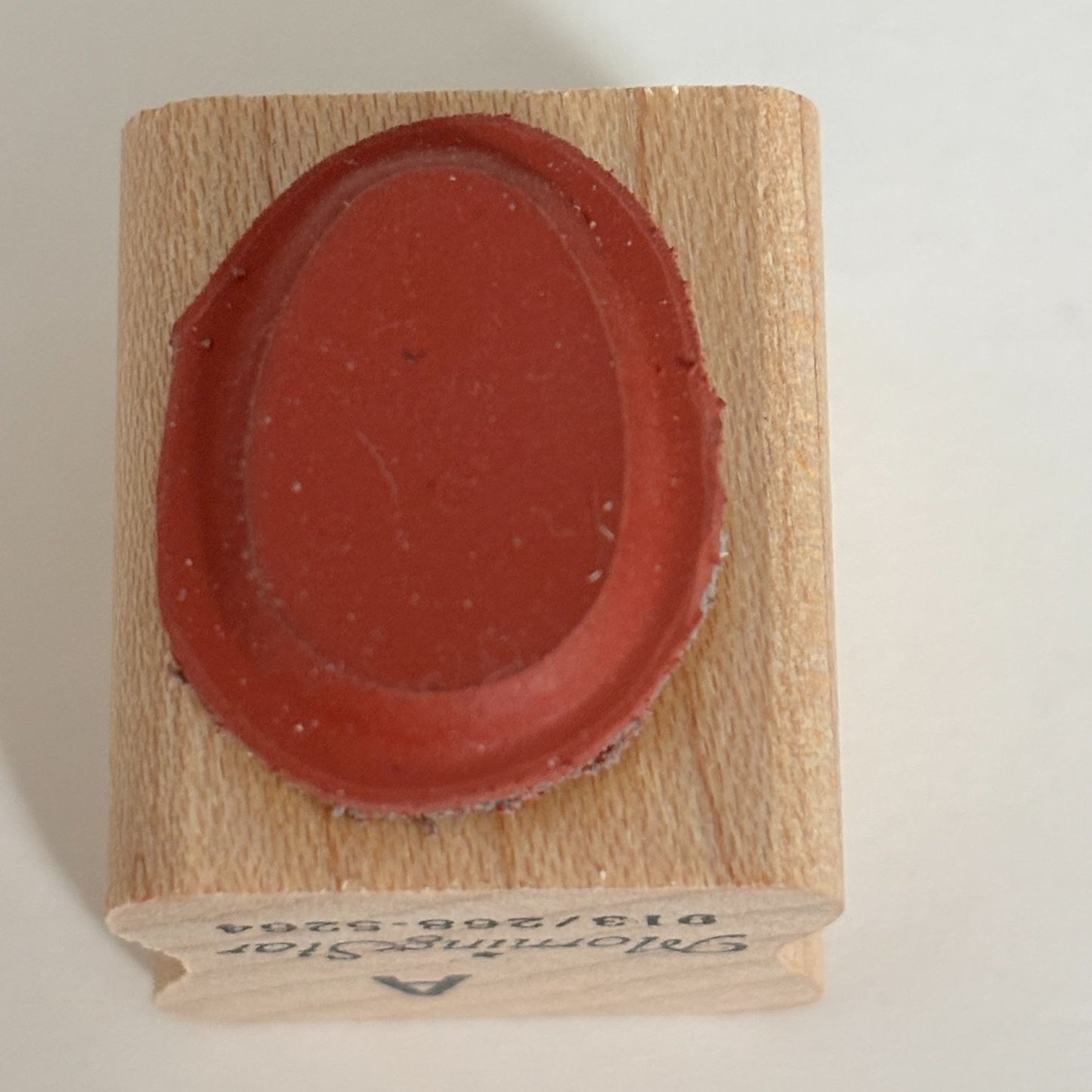 Morning Star Rubber Stamp Egg Farmhouse Homestead Jelly Bean Easter Cardmaking Craft Wood Mounted