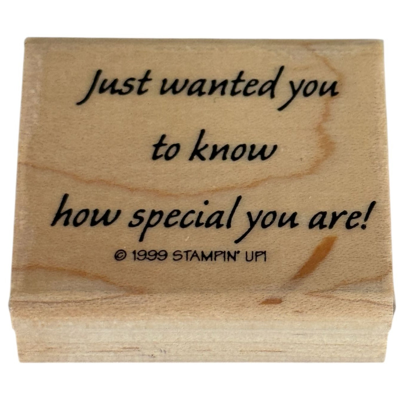 Stampin Up Rubber Stamp Friendship Card Making Words Friend Special Craft Wooden