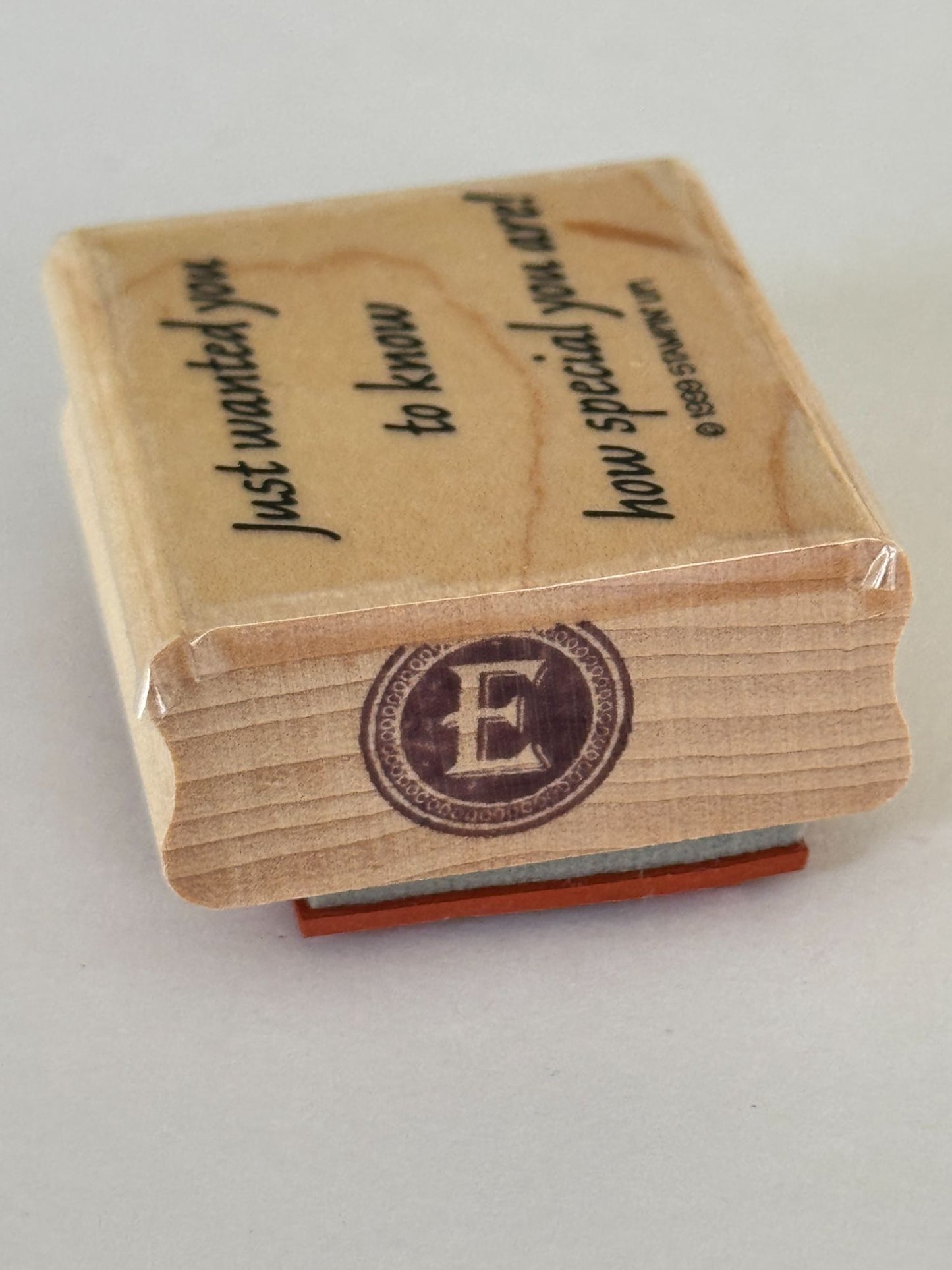 Stampin Up Rubber Stamp Friendship Card Making Words Friend Special Craft Wooden