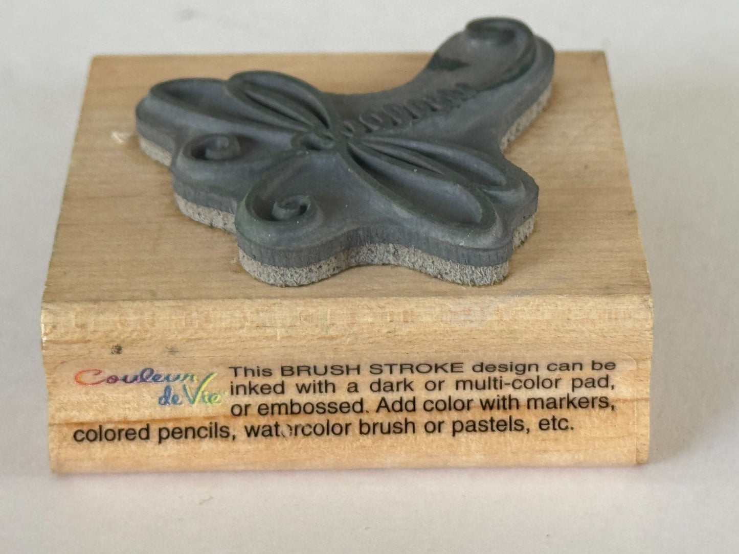 Stampendous Rubber Stamp Ma Dragonfly Nature Spring Garden Card Making Wooden