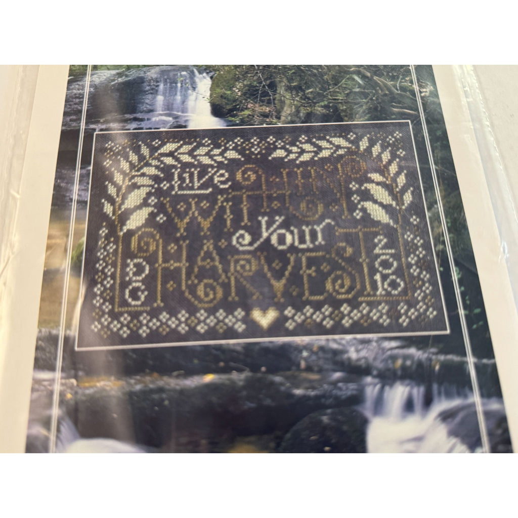 Silver Creek Samplers Counted Cross Stitch Pattern Live Within Your Harvest