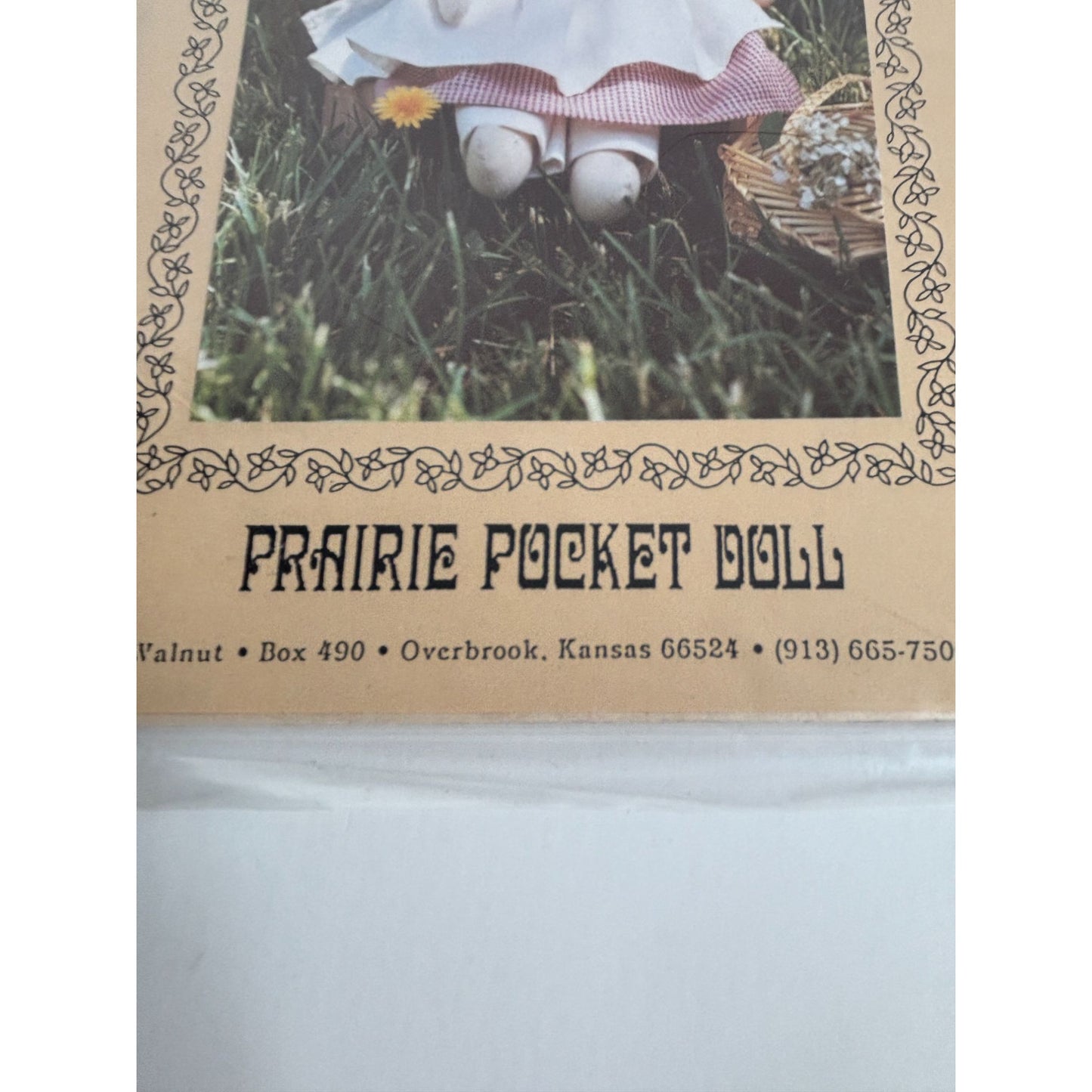 Osage County Quilt Factory Pattern Prairie Pocket Rag Doll 12 Inch Clothing UC