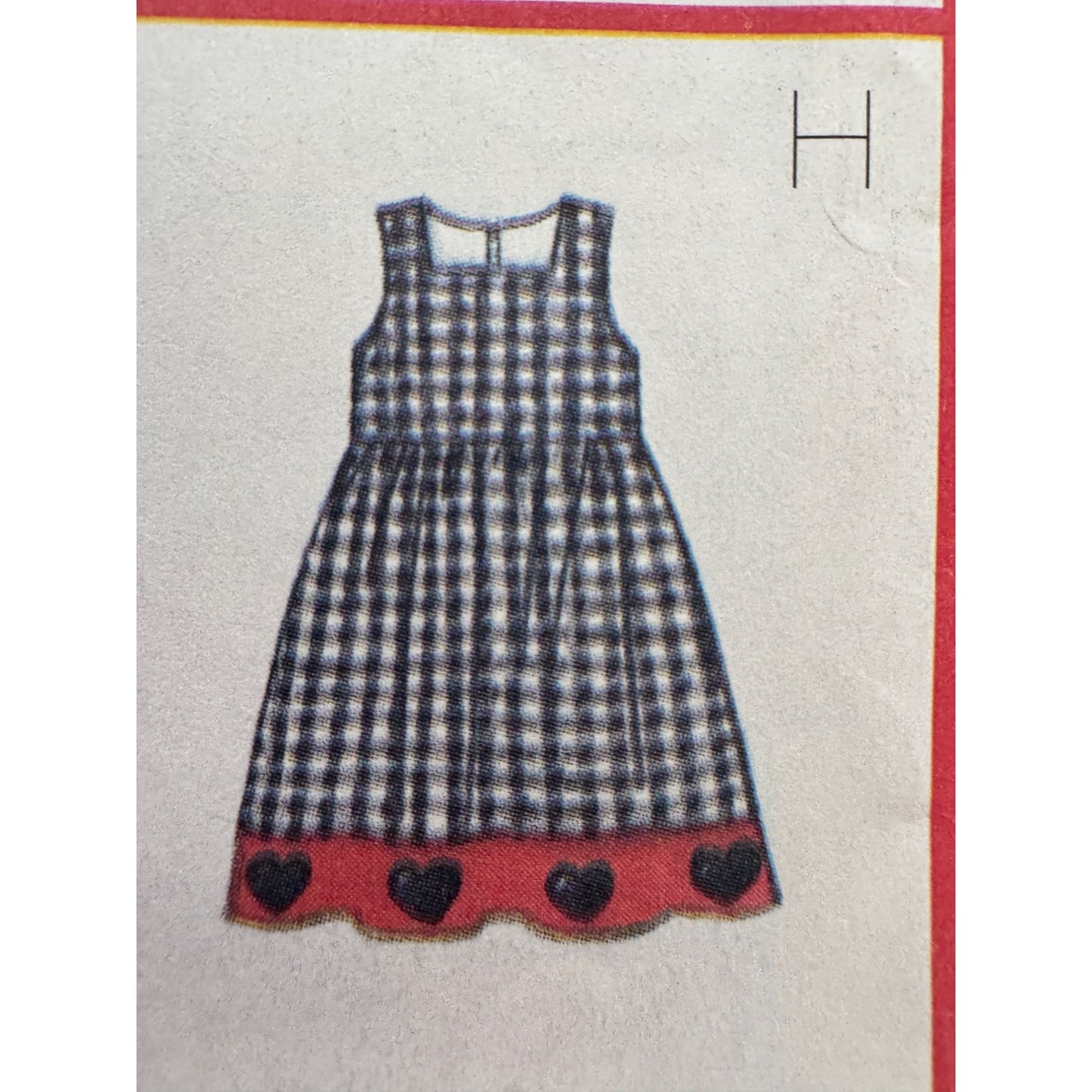 Butterick Sewing Pattern 6285 Jumper Blouse Top Outfit Girls 2 3 4 5 Uncut Easy