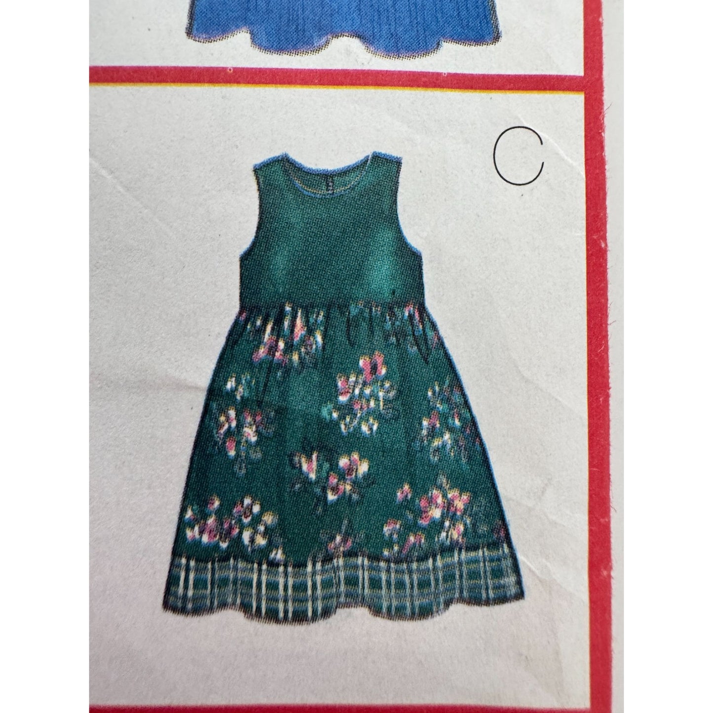 Butterick Sewing Pattern 6285 Jumper Blouse Top Outfit Girls 2 3 4 5 Uncut Easy