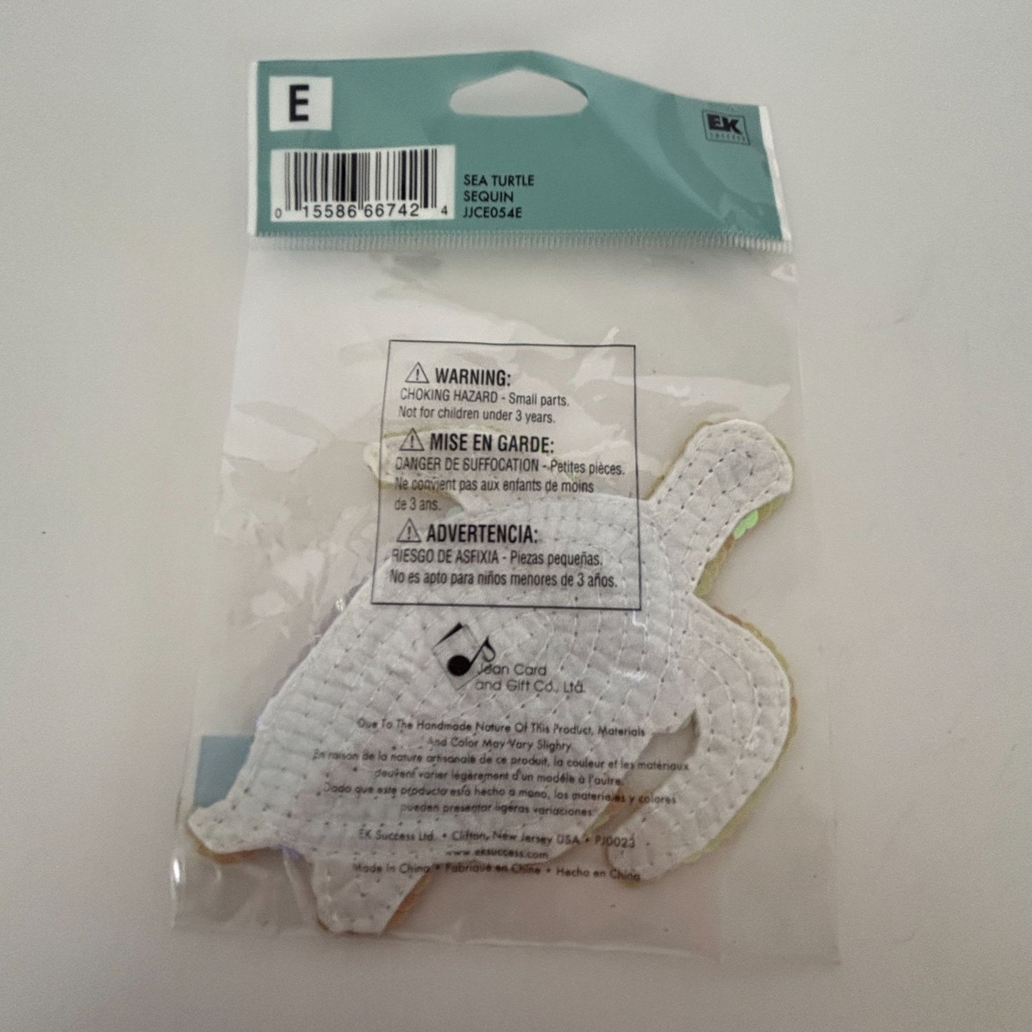 Jolees By You Dimensional Embellishment Sea Turtle Sequin Scrapbooking Crafting