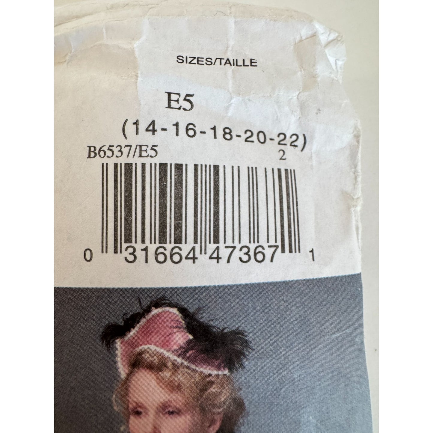 Butterick Sewing Pattern B6537 Making History Costume 14-22 Edwardian Skirt UC