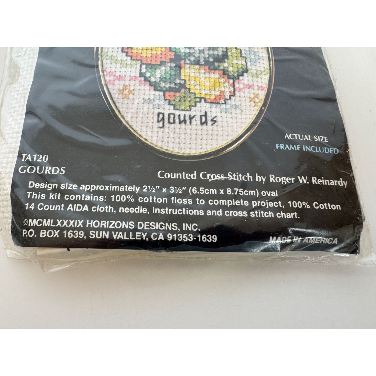 Monarch Horizons Gourds Counted Cross Stitch Kit Kitchen Home Decor Food Small