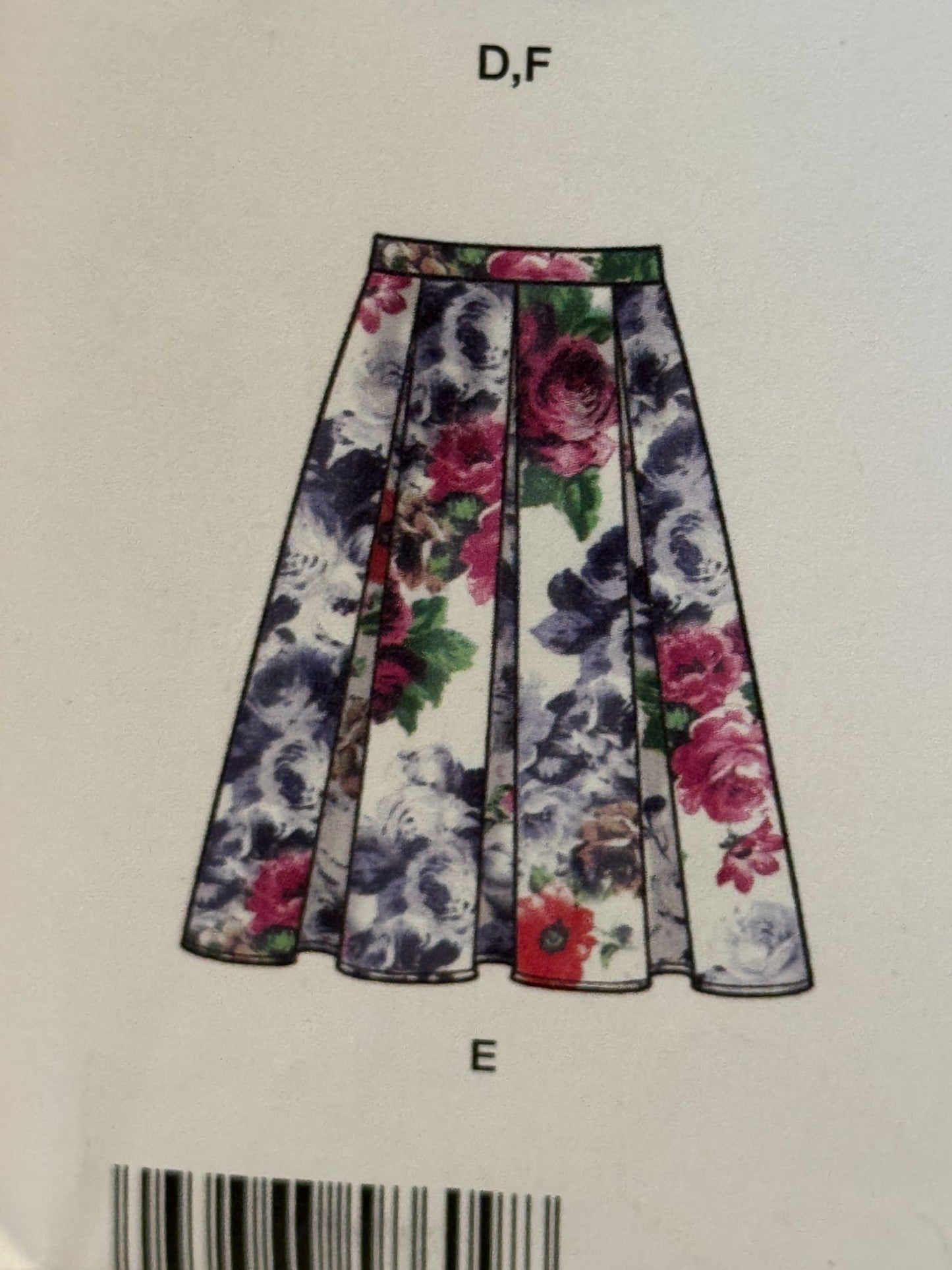 Simplicity Sewing Pattern 8609 Misses Crossover Crop Top Hi Low Skirt Sizes 4-12