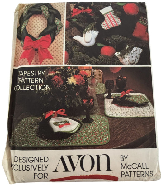 McCall's Sewing Pattern: Avon Tapestry Pattern Collection
