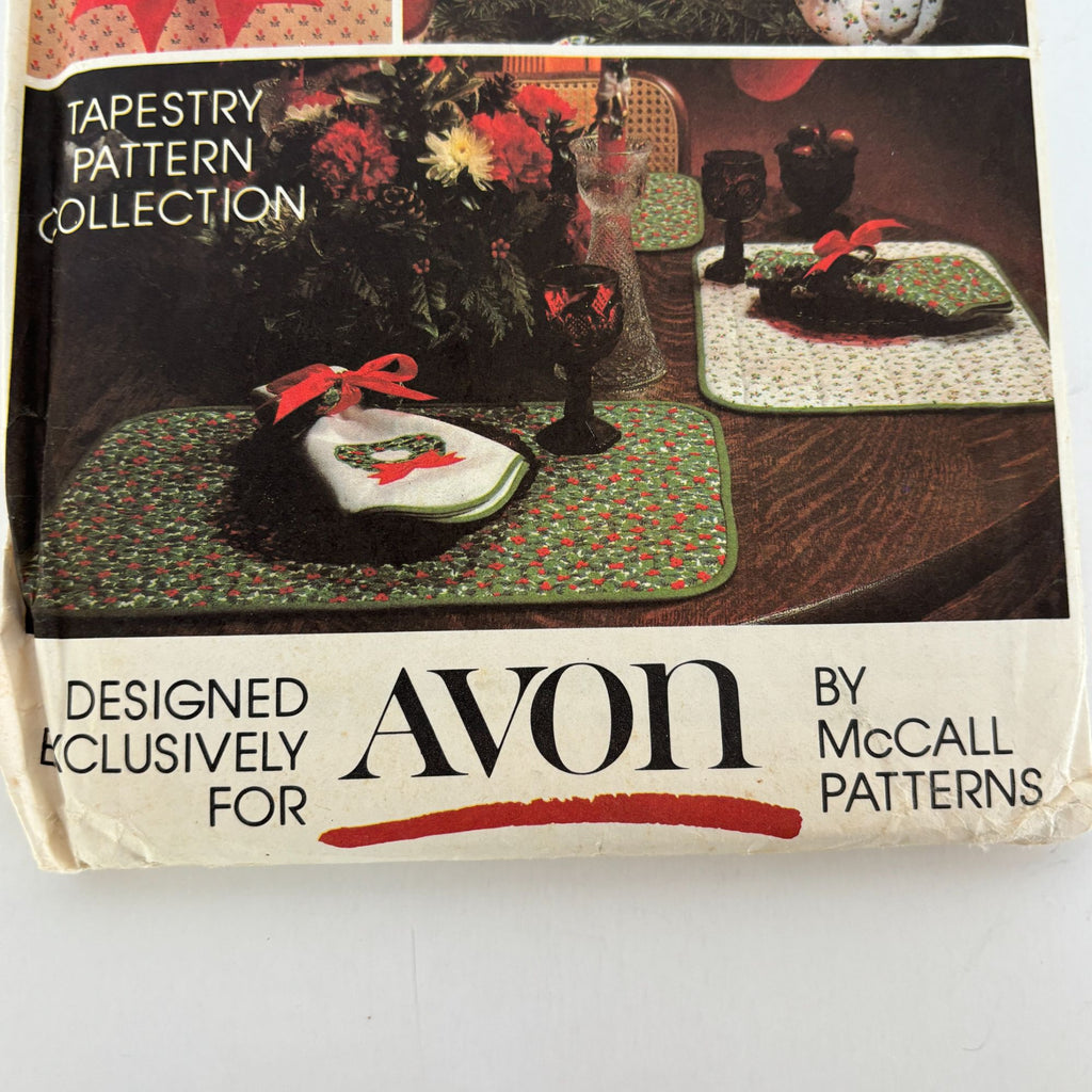 McCall's Sewing Pattern: Avon Tapestry Pattern Collection