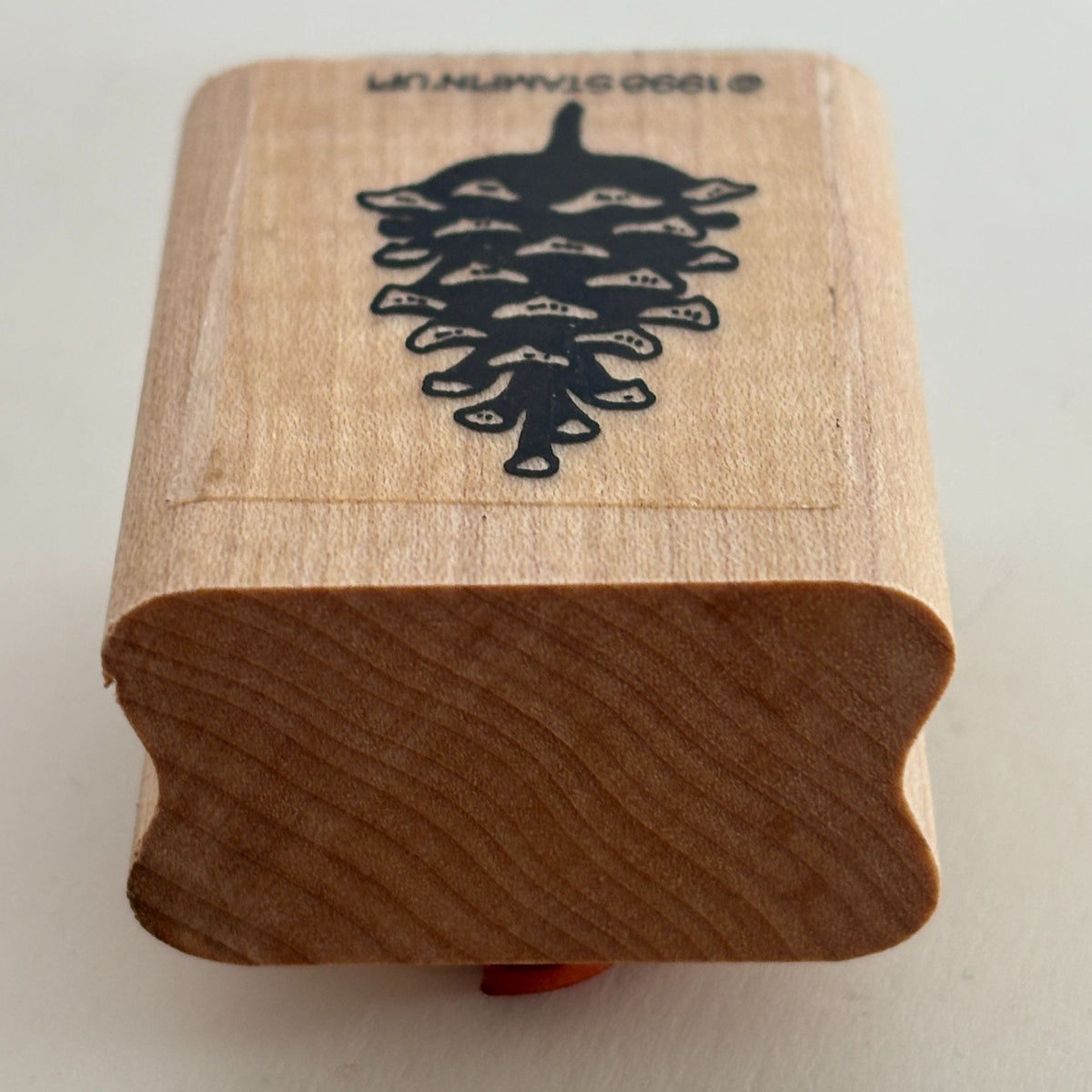 Stampin Up Rubber Stamp Pinecone Christmas Card Making Small Nature Holidays