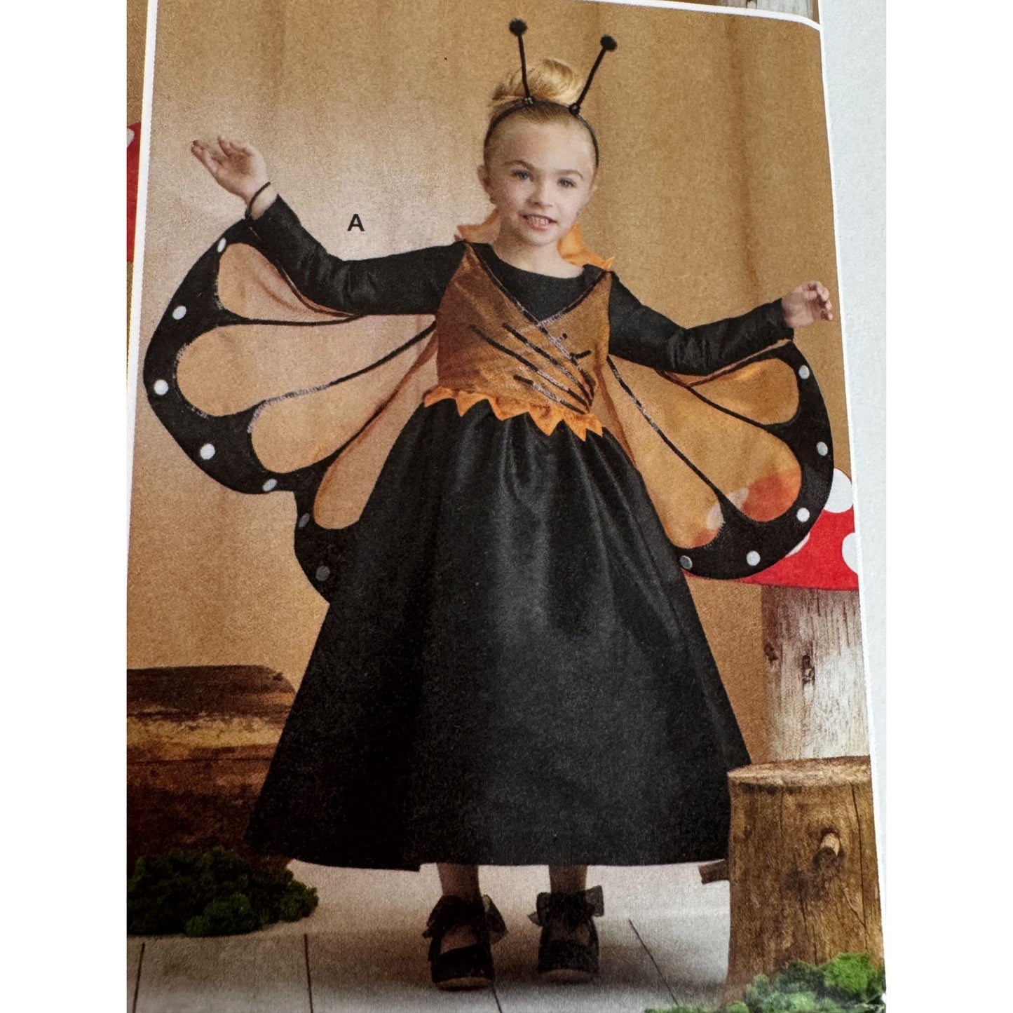 Simplicity Sewing Pattern S9836 Girls Bird and Butterfly Costumes Dress 7-14 UC