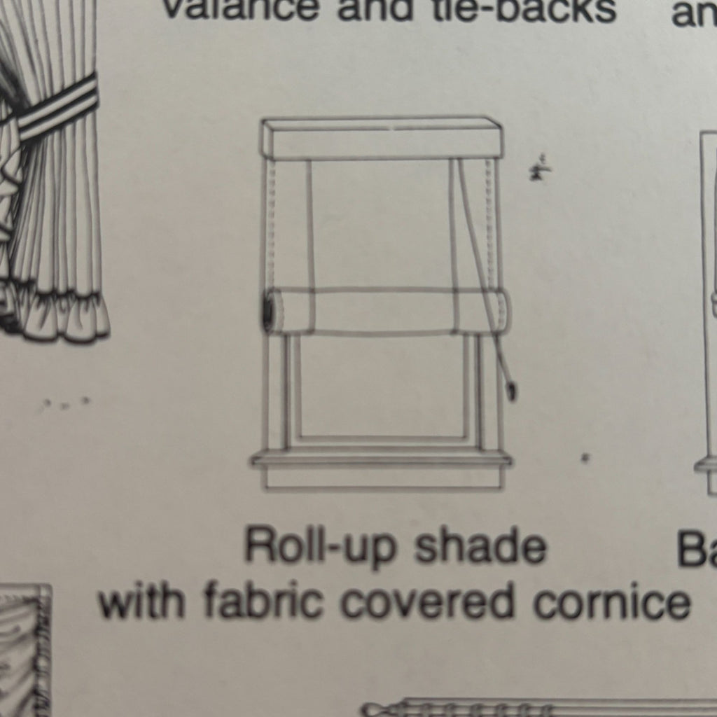 Simplicity House Sewing Instruction Card 118 Theatre Curtain Opera Window Shades