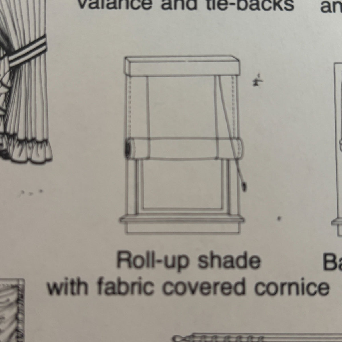 Simplicity House Sewing Instruction Card 118 Theatre Curtain Opera Window Shades