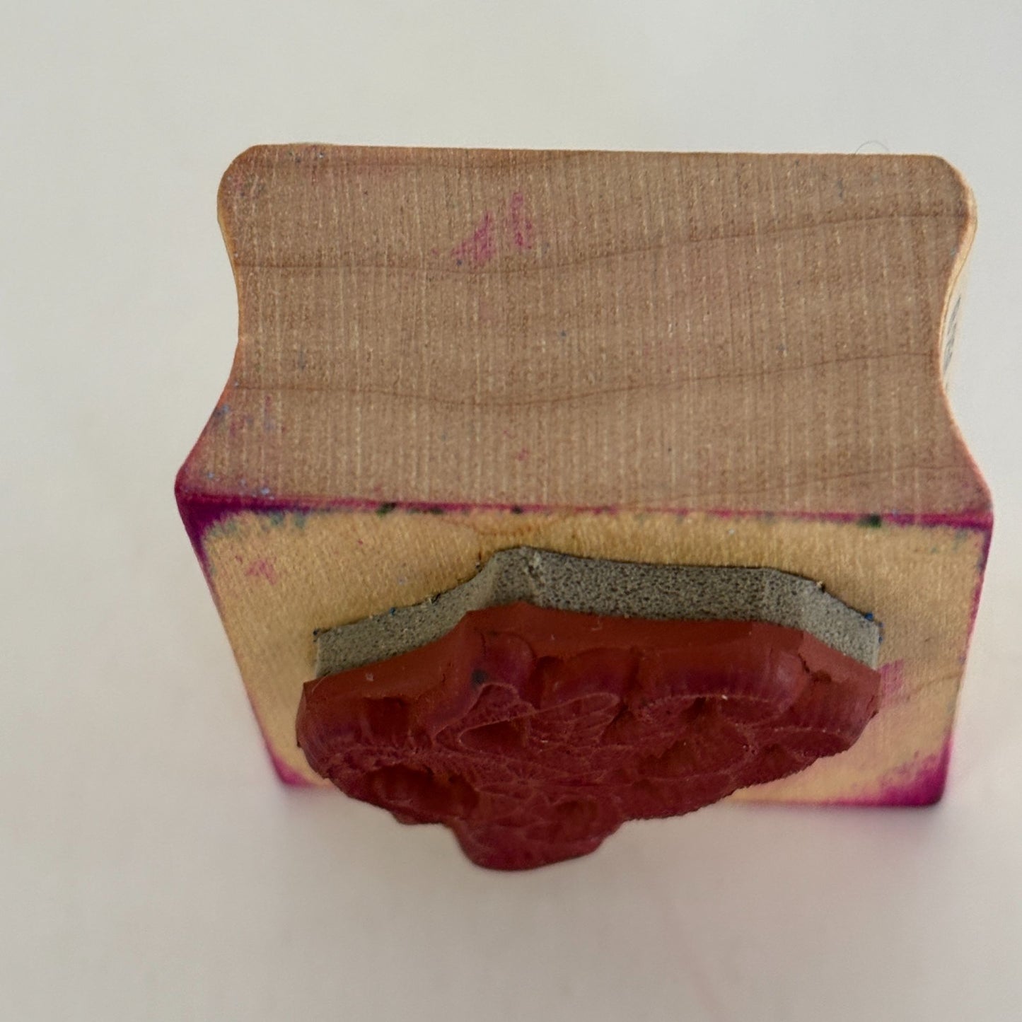 Hero Arts Rubber Stamp Flying Teddy Cupid Angel Valentines Day Card Making B256