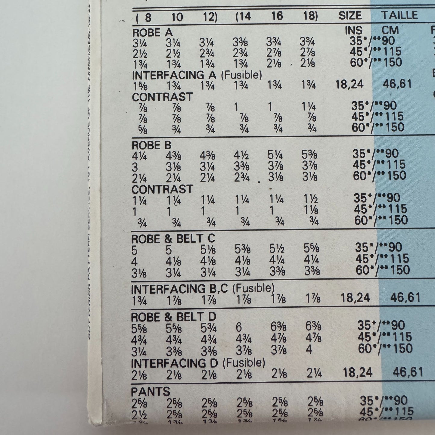 Butterick Classics Sewing Pattern 3547 Misses Robe and Pants 14-18 1980s Vintage