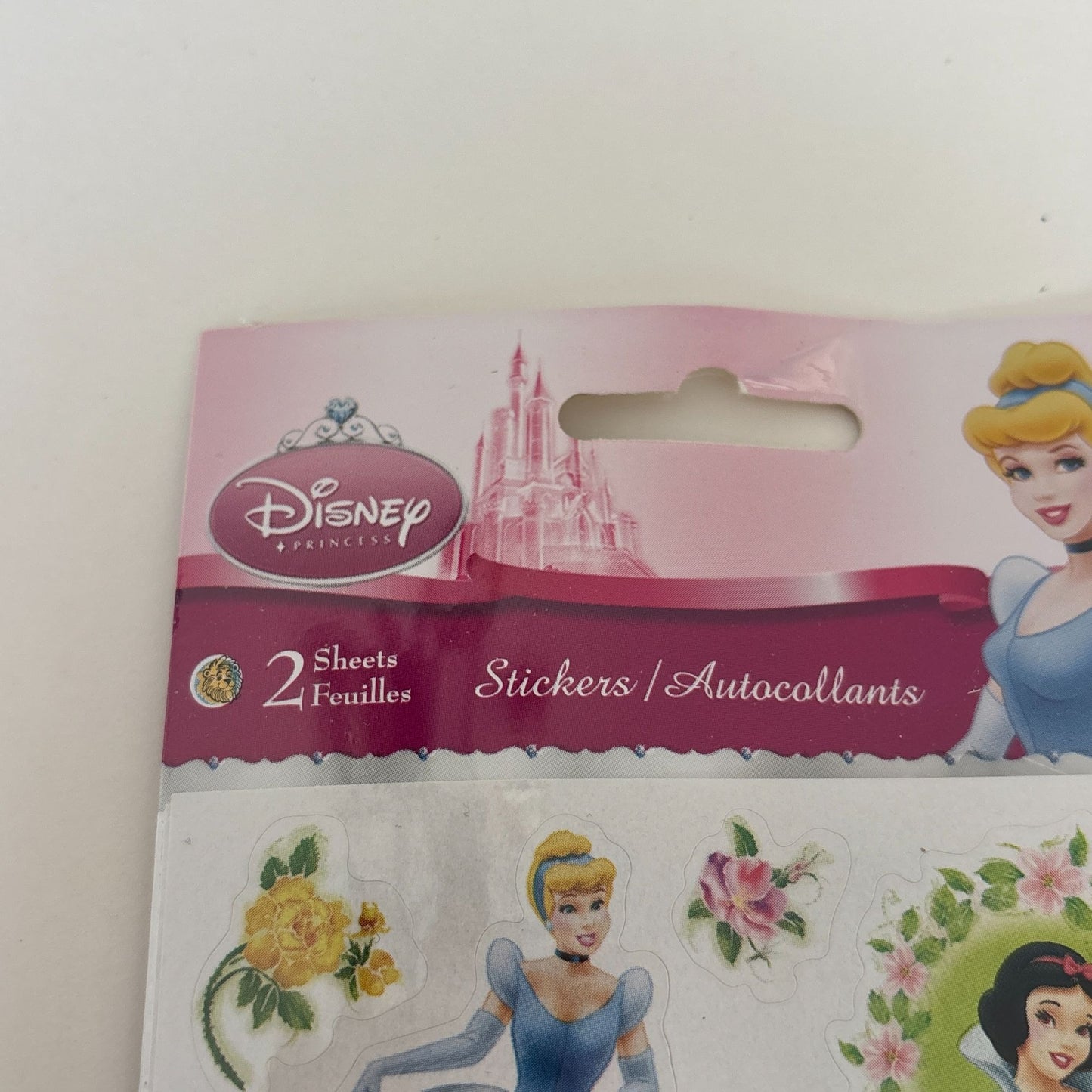 Disney Princess Stickers Cinderella Snow White Belle Aurora Sandylion Scrapbook