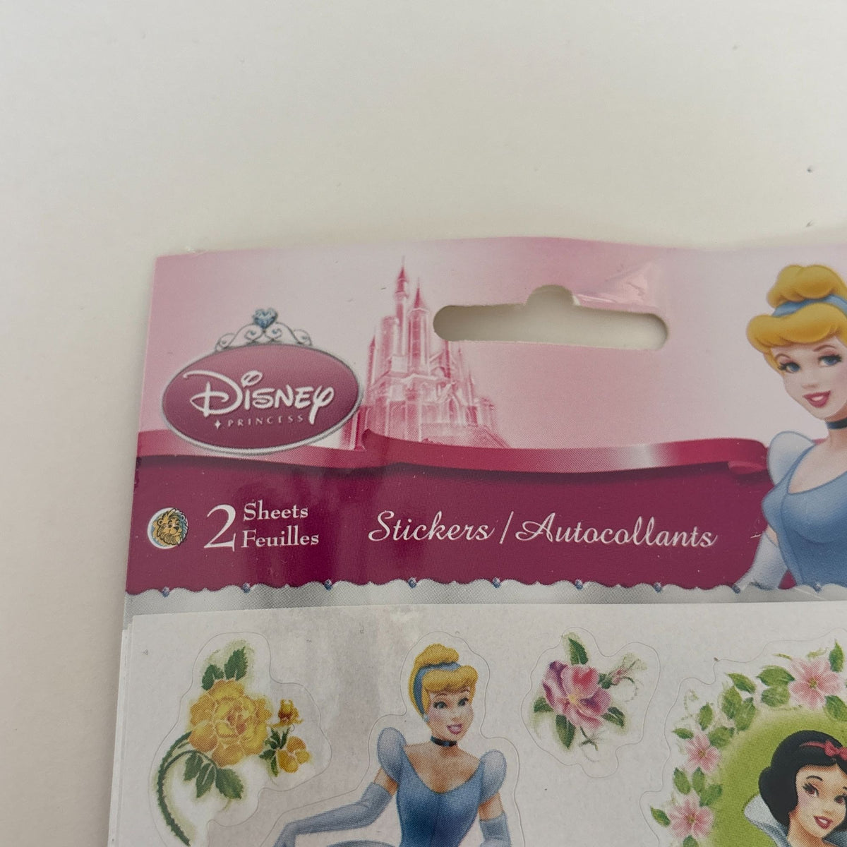 Disney Princess Stickers Cinderella Snow White Belle Aurora Sandylion Scrapbook