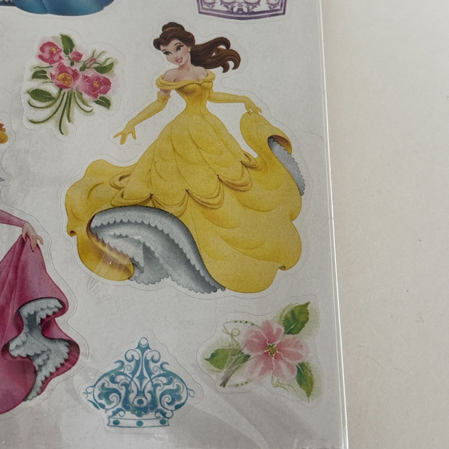 Disney Princess Stickers Cinderella Snow White Belle Aurora Sandylion Scrapbook