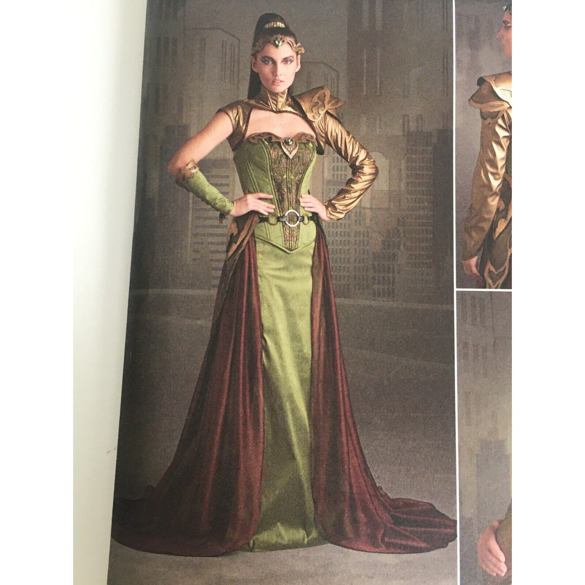 Simplicity Sewing Pattern 8363 Fantasy Ranger Cosplay Armor Medieval Queen 14-22 Firefly Path Uncut