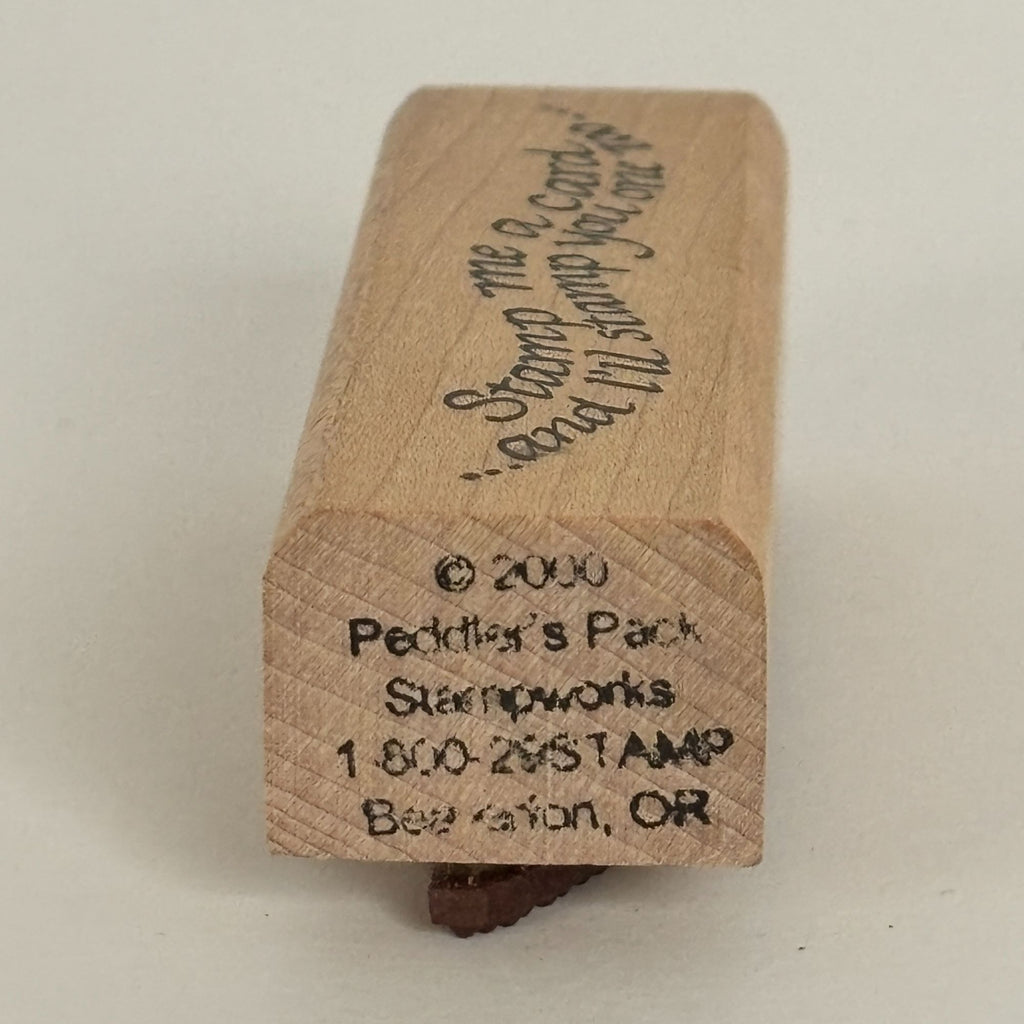 Peddlers Pack Rubber Stamp Stamp Me A Card Card Maker Cardmaking Hobby Crafter Crafting Friend
