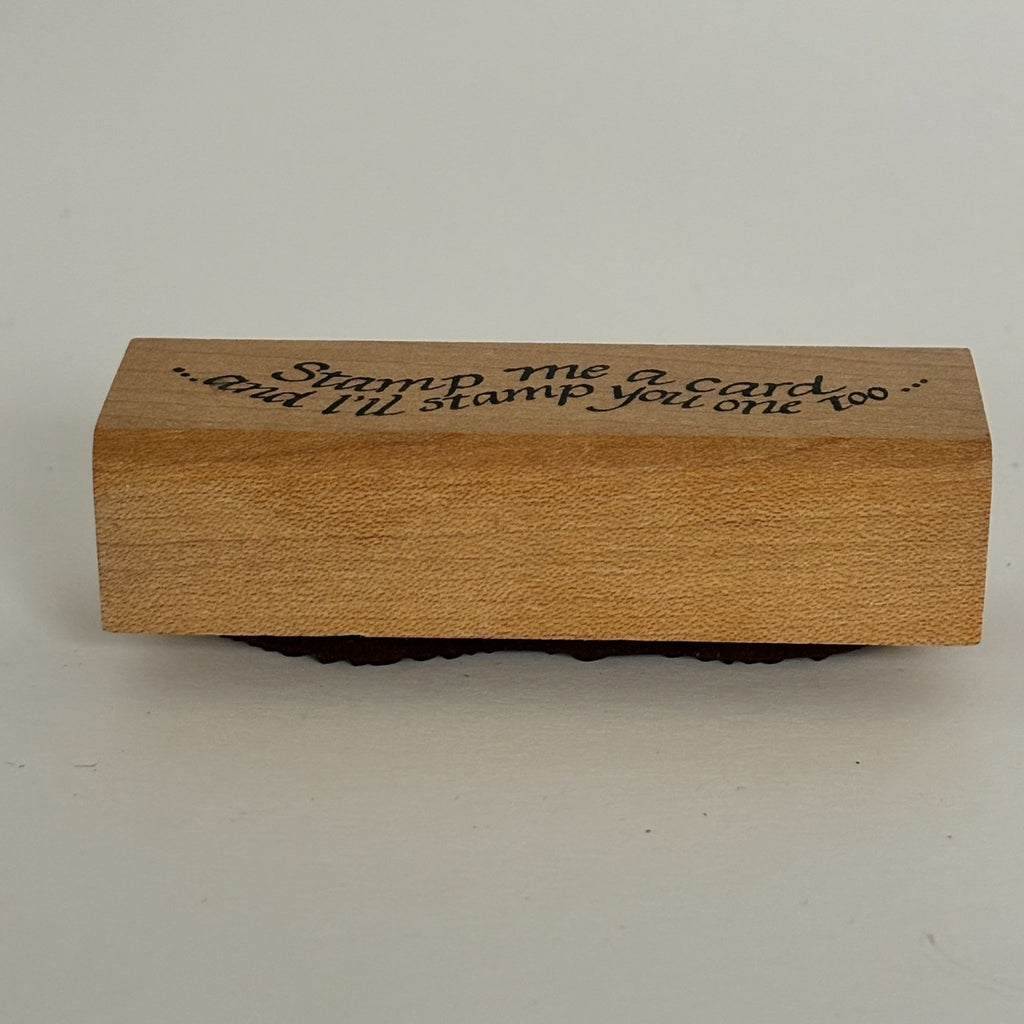 Peddlers Pack Rubber Stamp Stamp Me A Card Card Maker Cardmaking Hobby Crafter Crafting Friend