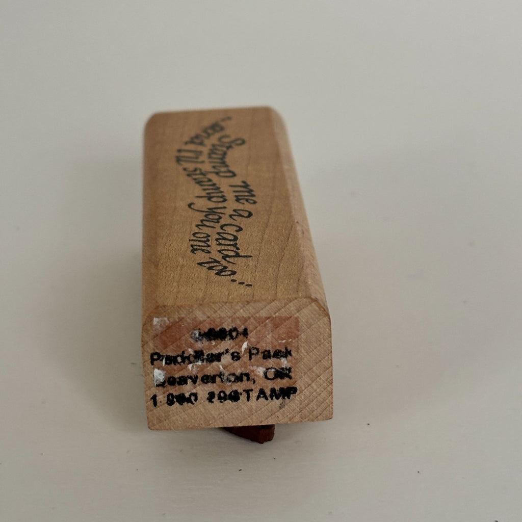 Peddlers Pack Rubber Stamp Stamp Me A Card Card Maker Cardmaking Hobby Crafter Crafting Friend