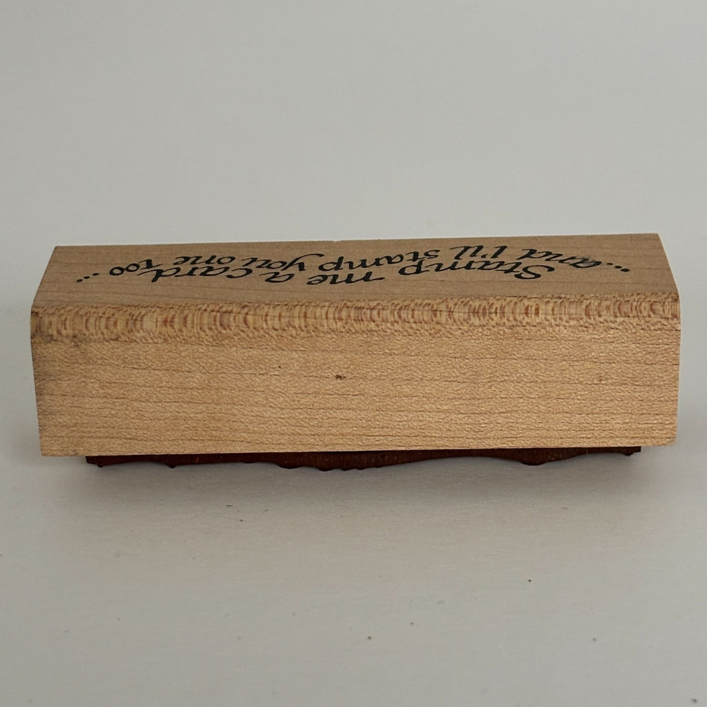 Peddlers Pack Rubber Stamp Stamp Me A Card Card Maker Cardmaking Hobby Crafter Crafting Friend