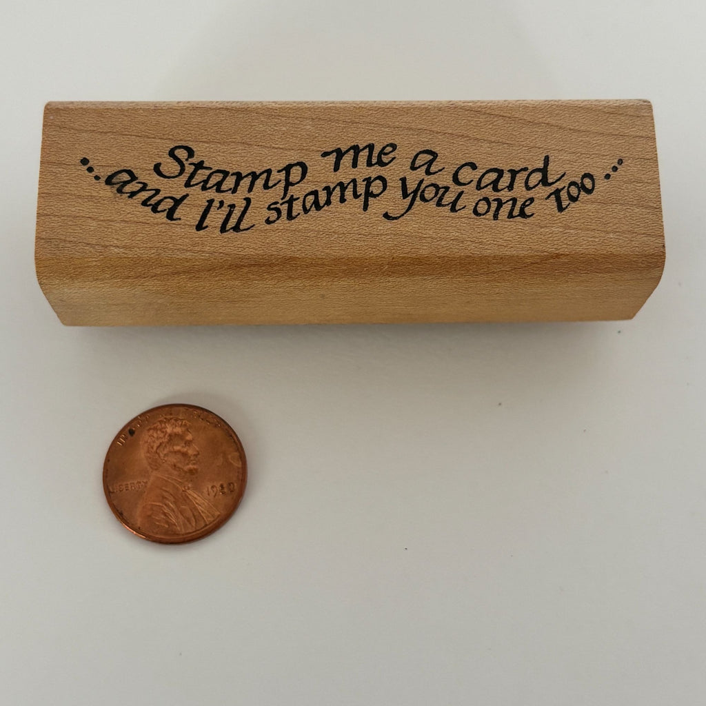 Peddlers Pack Rubber Stamp Stamp Me A Card Card Maker Cardmaking Hobby Crafter Crafting Friend