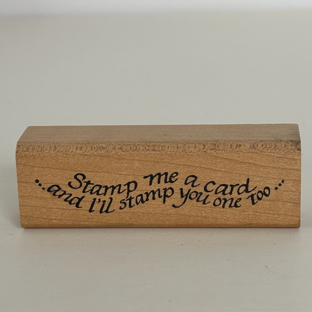 Peddlers Pack Rubber Stamp Stamp Me A Card Card Maker Cardmaking Hobby Crafter Crafting Friend