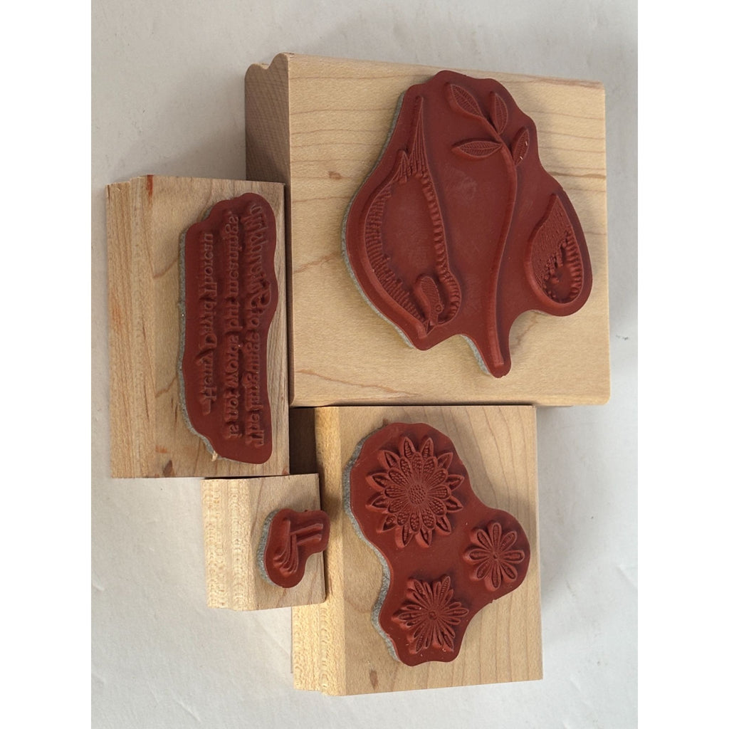 Stampin Up Rubber Stamp Set Birds Language Of Friendship Quotation Card Making