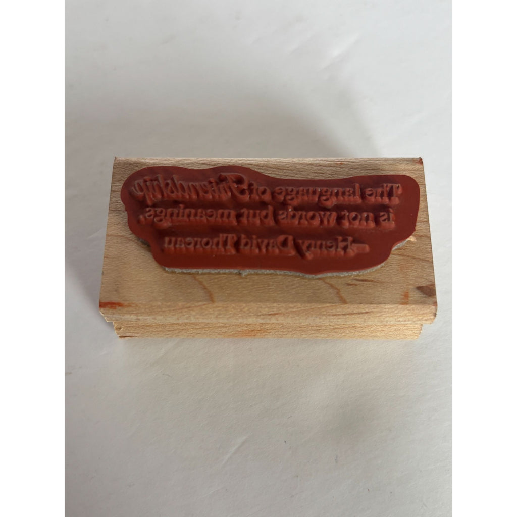 Stampin Up Rubber Stamp Set Birds Language Of Friendship Quotation Card Making