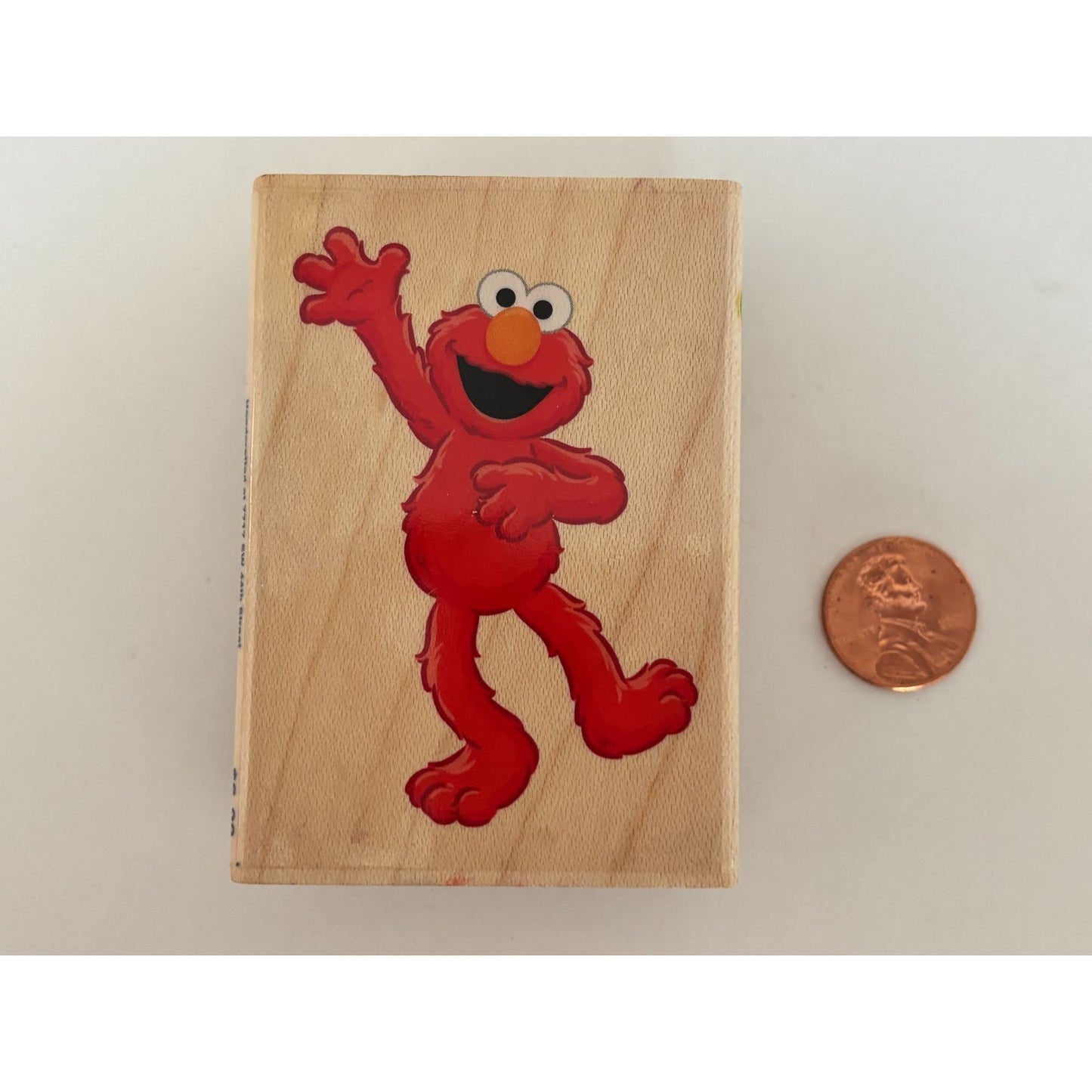 Sesame Street Rubber Stamp Elmo Says Hello Stampabilities Cartoon Character Baby Scrapbooking Craft