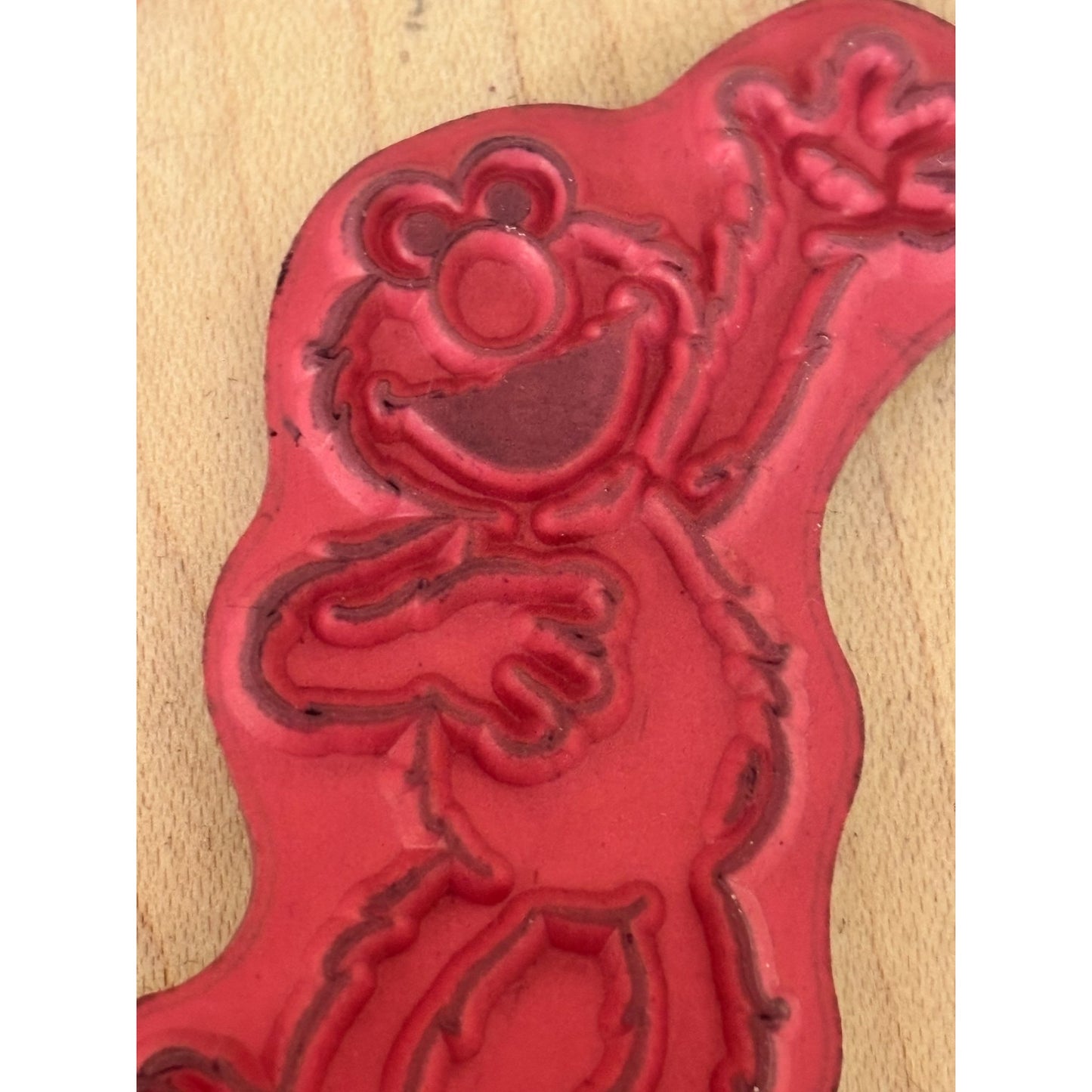 Sesame Street Rubber Stamp Elmo Says Hello Stampabilities Cartoon Character Baby Scrapbooking Craft