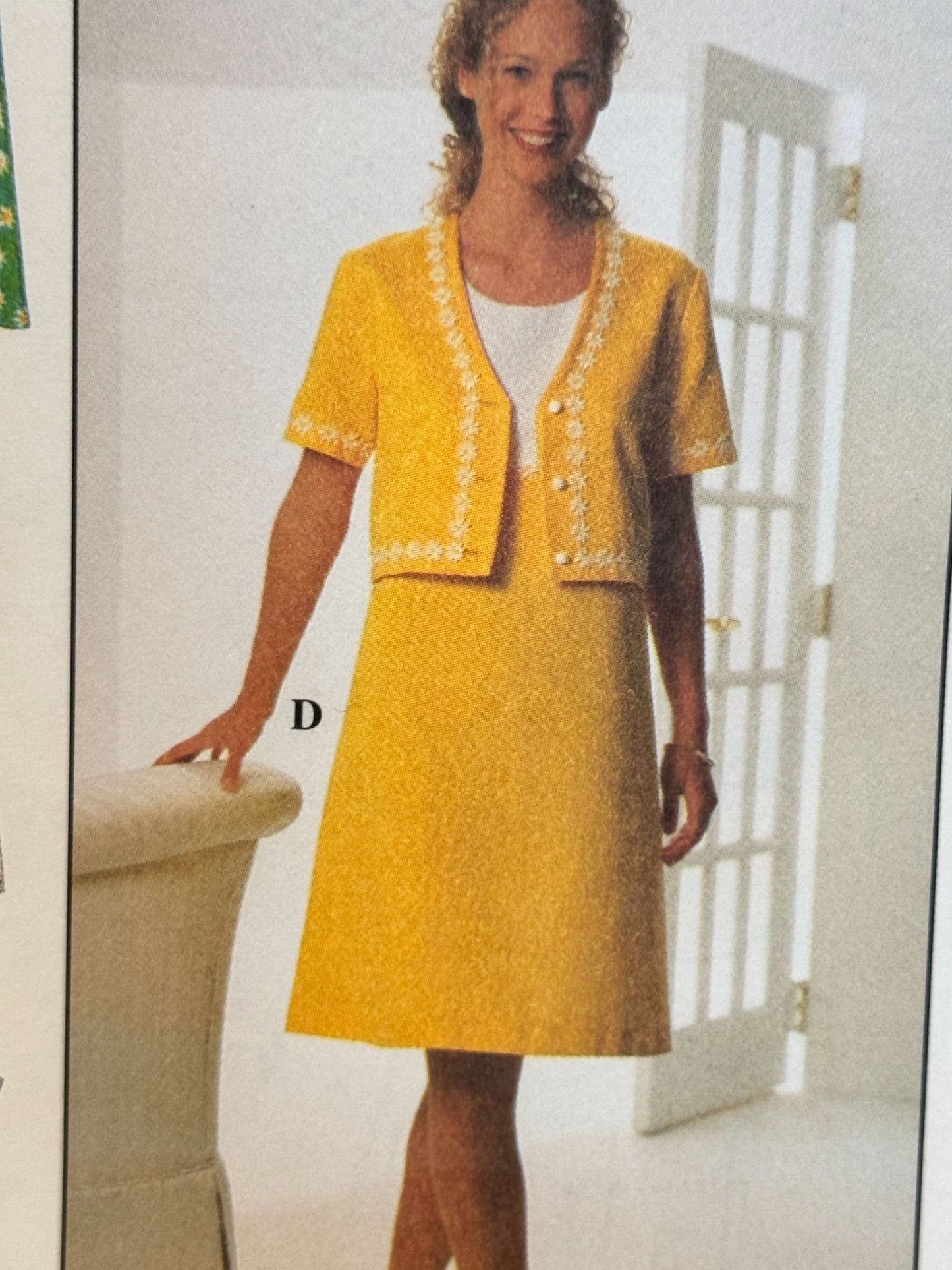 Simplicity Sewing Pattern 7511 Misses Dress Jacket Work Career Easy 18 20 22 UC