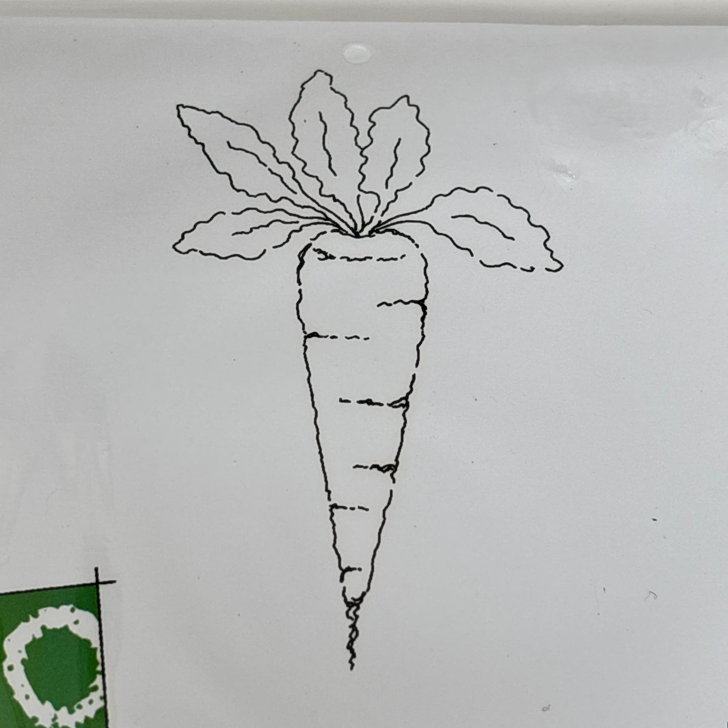 Impression Obsession Rubber Stamp Carrot Vegetable Garden Food Easter Cardmaking Alesa Baker D8906