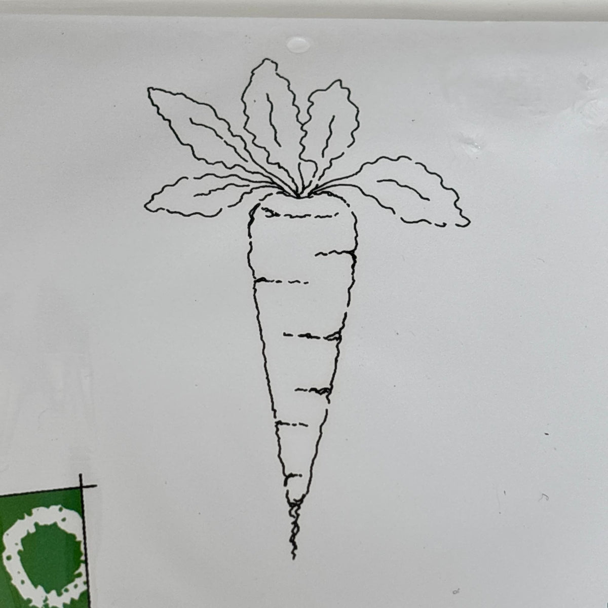 Impression Obsession Rubber Stamp Carrot Vegetable Garden Food Easter Cardmaking Alesa Baker D8906