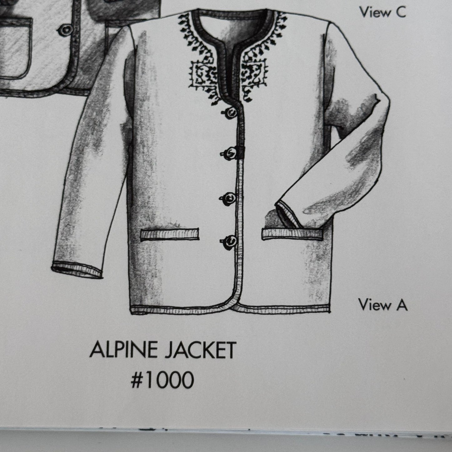 Great Copy Sewing Pattern 1000 Alpine Fleece Jacket Pizzazz Austrian XS-XL UC