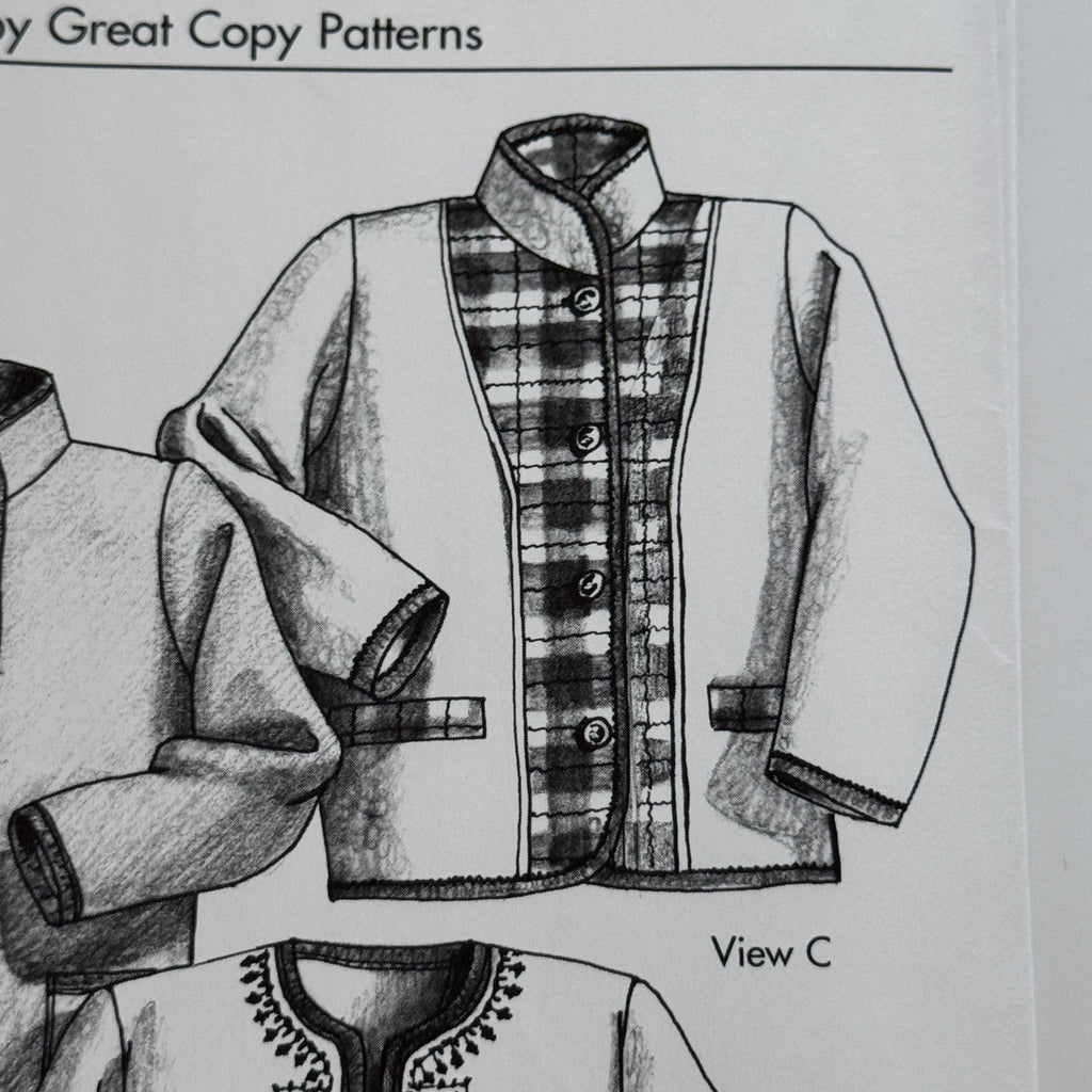 Great Copy Sewing Pattern 1000 Alpine Fleece Jacket Pizzazz Austrian XS-XL UC