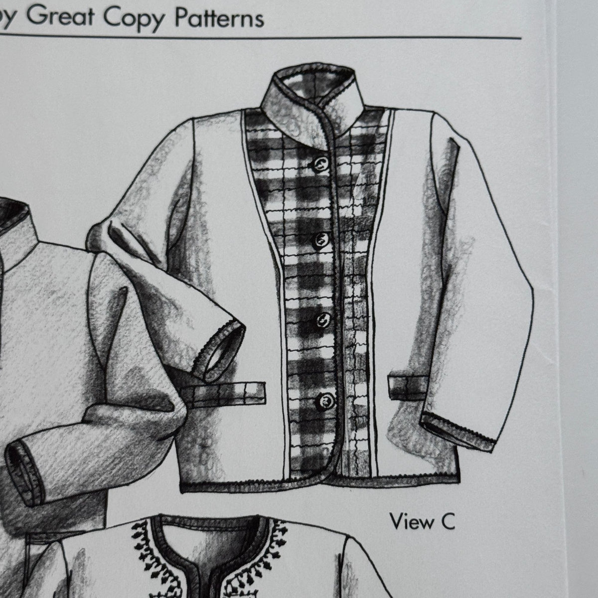 Great Copy Sewing Pattern 1000 Alpine Fleece Jacket Pizzazz Austrian XS-XL UC