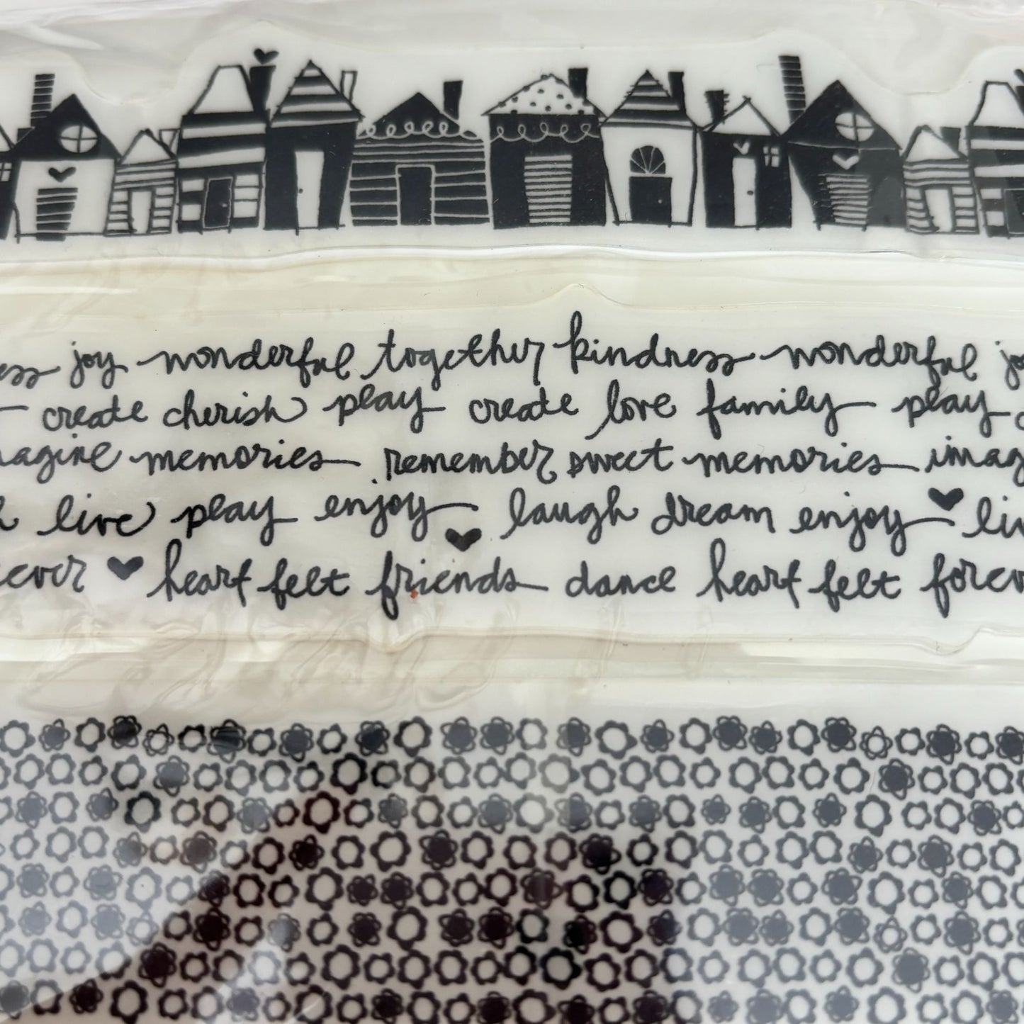 Heidi Grace Rubber Cling Stamps Patterns Border Text House Crafting Scrapbooking